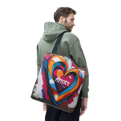 Artistic Surge - Eco-Friendly Canvas Tote Bag - HEART