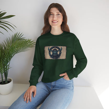 Capricorn - Gothic Zodiac Blue Sweatshirt