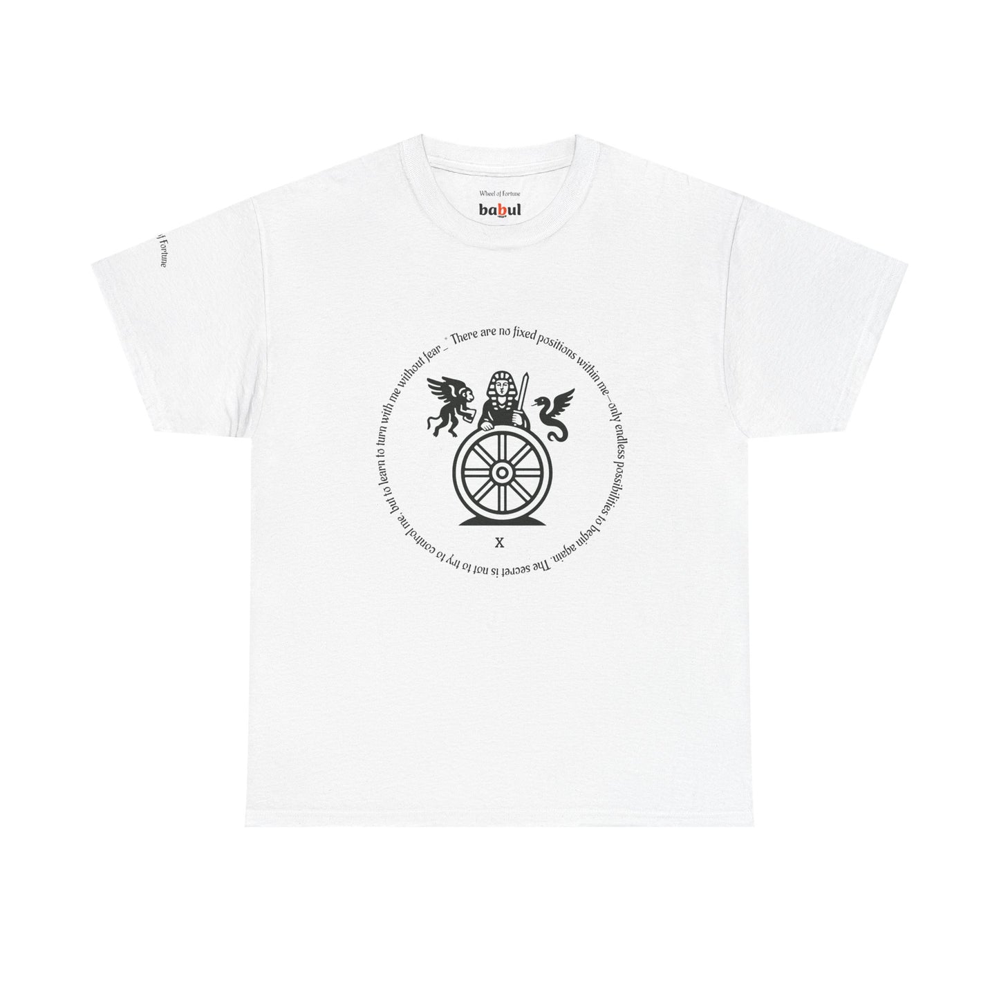 Wheel of Fortune - ArcanaPop T-Shirt – Where Tarot Magic Meets Pop Art