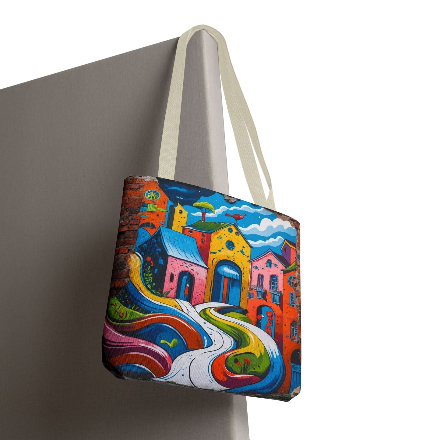 Artistic Surge - Eco-Friendly Canvas Tote Bag - HOUSES