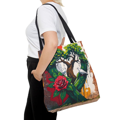 Artistic Surge - Eco-Friendly Canvas Tote Bag - ROSE