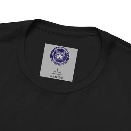 Catlosophy Unisex Jersey Short Sleeve Tee –  "Be mysterious" Design