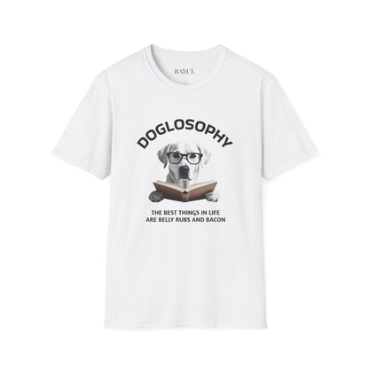 Doglosophy  Unisex Softstyle T-Shirt - "The Best Things in Life" Design