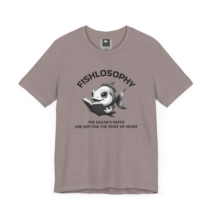 Fishlosophy Unisex Jersey Short Sleeve Tee –  The Ocean' depth is not for the faint of heart