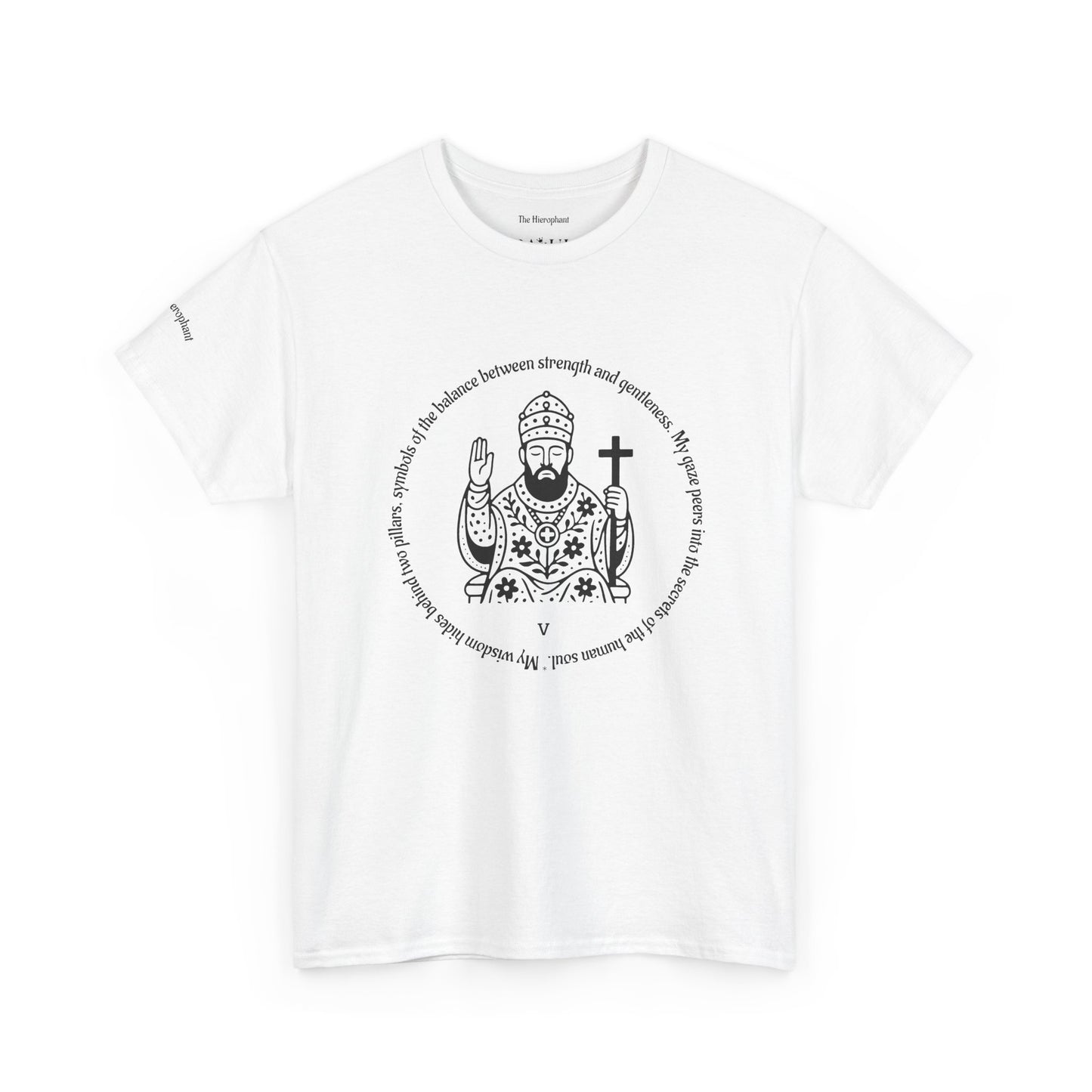 The Hierophant - ArcanaPop T-Shirt – Where Tarot Magic Meets Pop Art