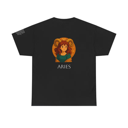 Aries - Dreamy Zodiac T-Shirts – The Magic of the Stars in Ghibli Style