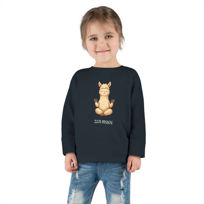 Zen Inside Long Sleeve Tee - ALPACA