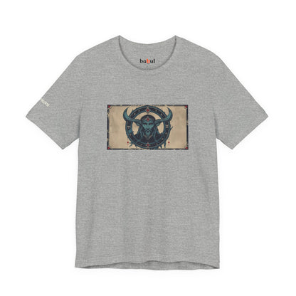 Capricorn - Gothic Zodiac T-Shirt. Zodiac in the Shadows
