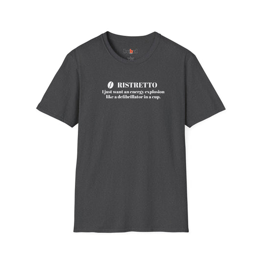 CoffeeTherapy T-Shirt – Irony Is the Best Cure (Right After Coffee)