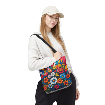 Artistic Surge - Eco-Friendly Canvas Tote Bag - FLOWERS