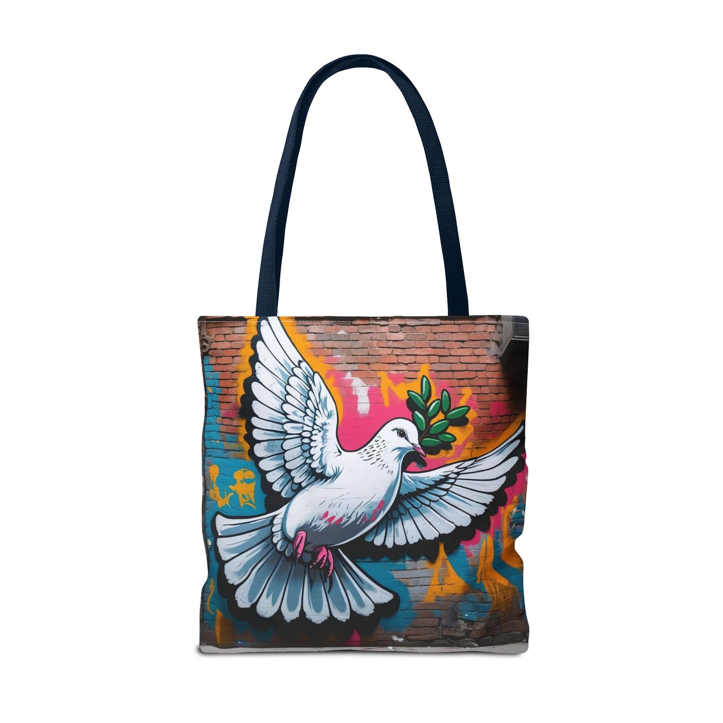 Artistic Surge - Eco-Friendly Canvas Tote Bag - PEACE