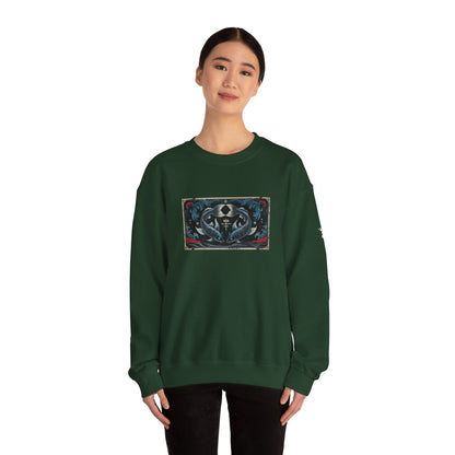 Pisces - Gothic Zodiac Blue Sweatshirt
