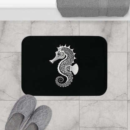 Tribal Bath Mat. Ocean Energy, Tribal Style