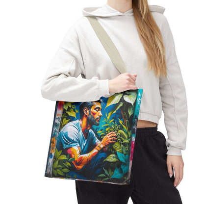 Artistic Surge - Eco-Friendly Canvas Tote Bag - LOVE FOR NATURE