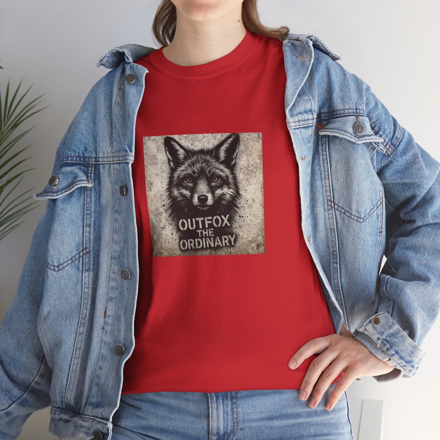 Rebel Graphic Tee - Unisex Heavy Cotton T-Shirt for the Wild at Heart. Rebel Tees, Born to Be Worn - Outfox The Ordinary