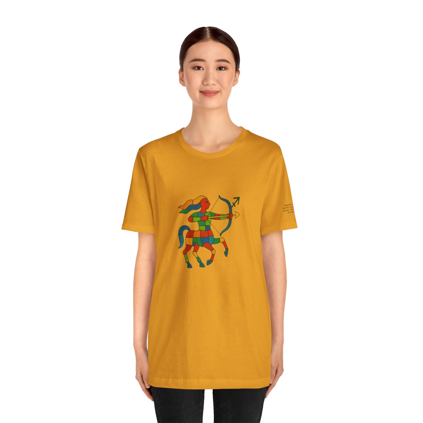 SAGITTARIUS - T-shirt, The Zodiac in Colors