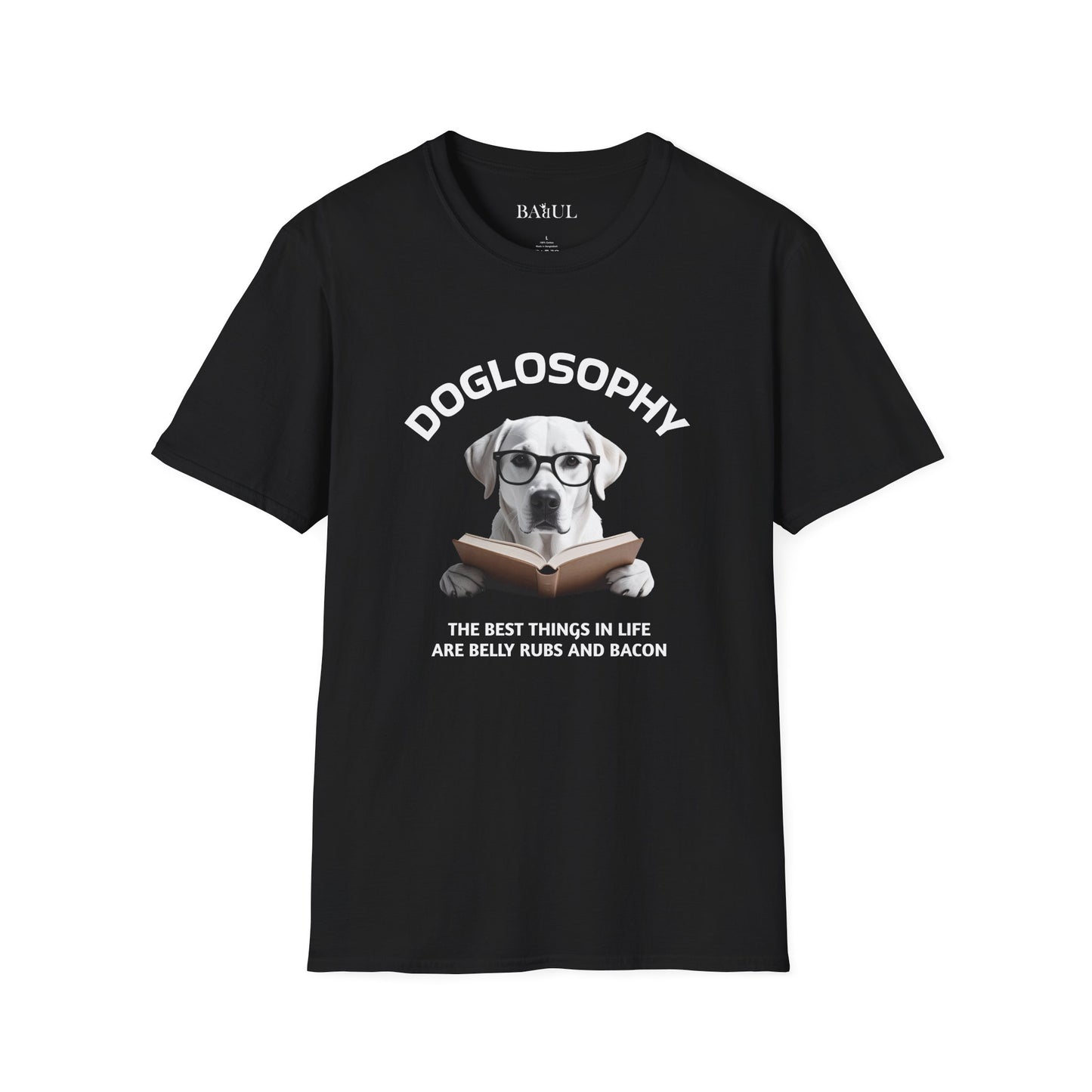 Doglosophy  Unisex Softstyle T-Shirt - "The Best Things in Life" Design