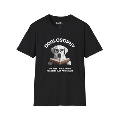 Doglosophy  Unisex Softstyle T-Shirt - "The Best Things in Life" Design