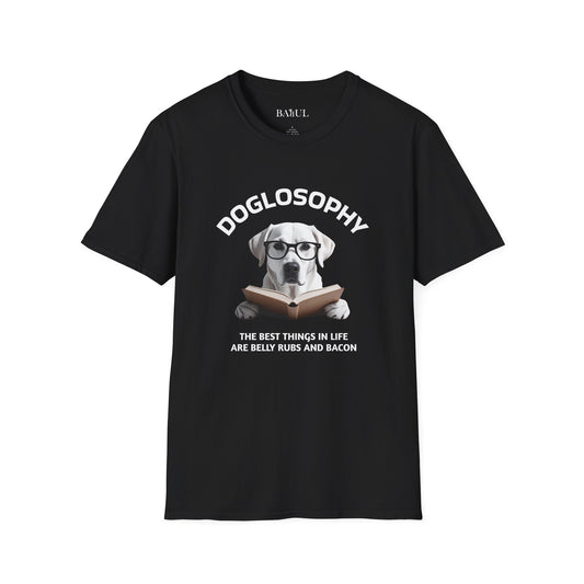 Doglosophy  Unisex Softstyle T-Shirt - "The Best Things in Life" Design
