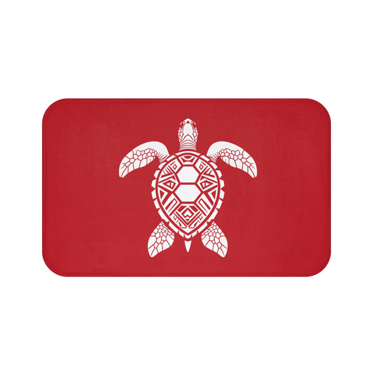 Tribal Bath Mat. Ocean Energy, Tribal Style