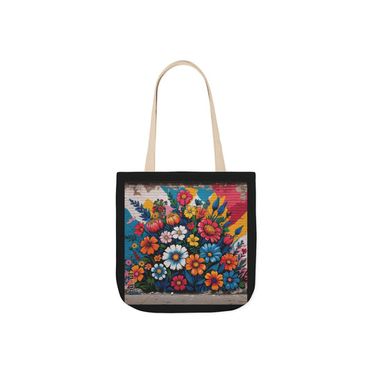 Artistic Surge - Eco-Friendly Canvas Tote Bag - FLOWERS