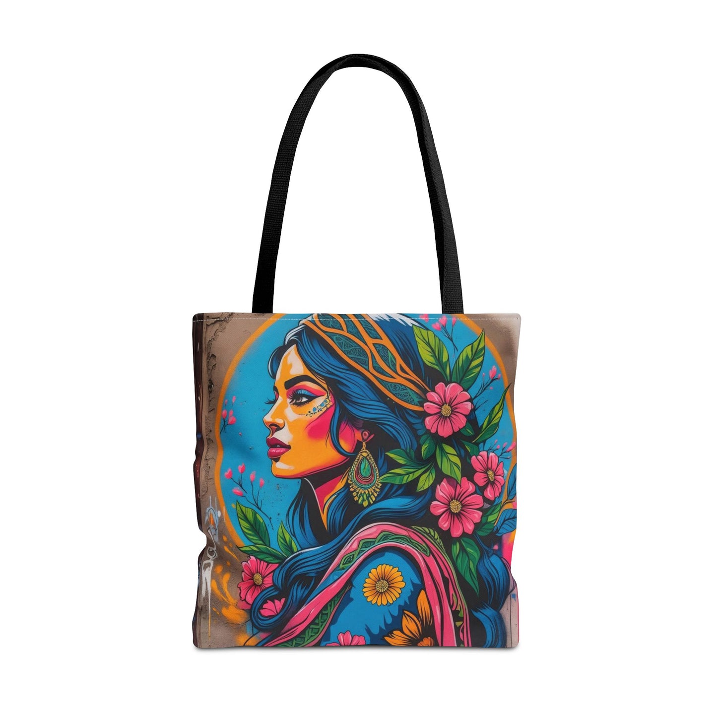 Artistic Surge - Eco-Friendly Canvas Tote Bag - FLOWERING WOMAN