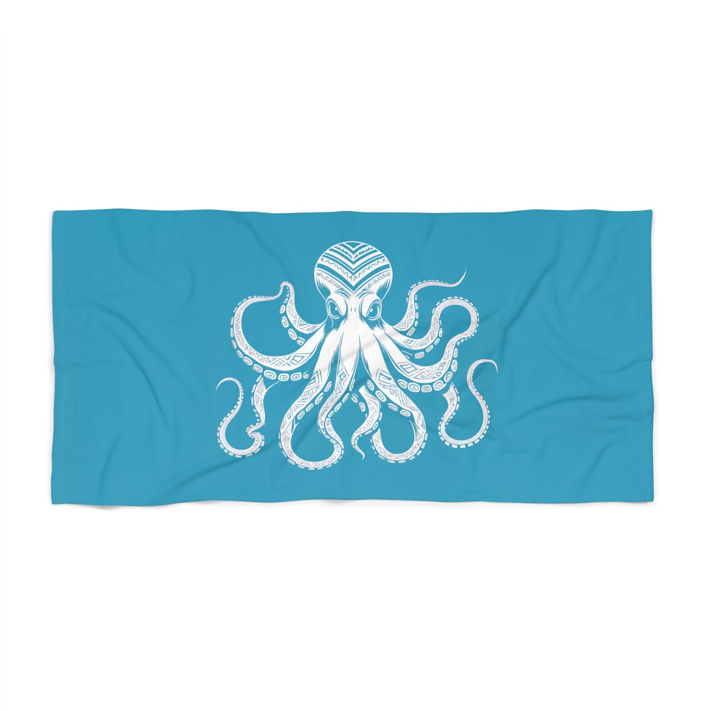 Tribal Waves Beach Towel - OCTOPUS