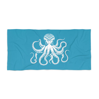 Tribal Waves Beach Towel - OCTOPUS