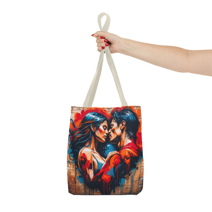 Artistic Surge - Eco-Friendly Canvas Tote Bag - LOVERS