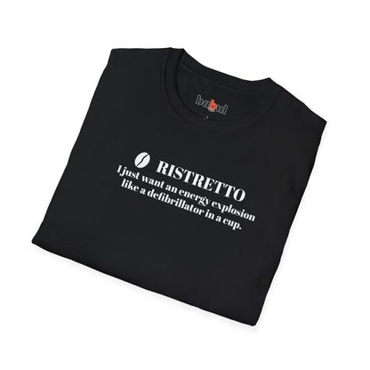 CoffeeTherapy T-Shirt – Irony Is the Best Cure (Right After Coffee)