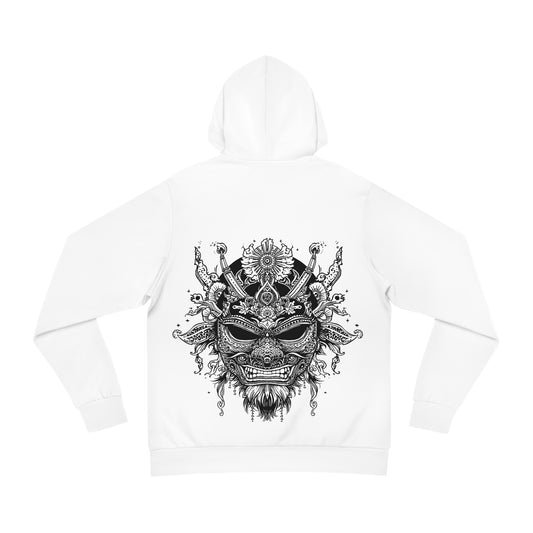 Bold Oni Mask Hoodie - Japanese Irezumi Tattoo Art Streetwear