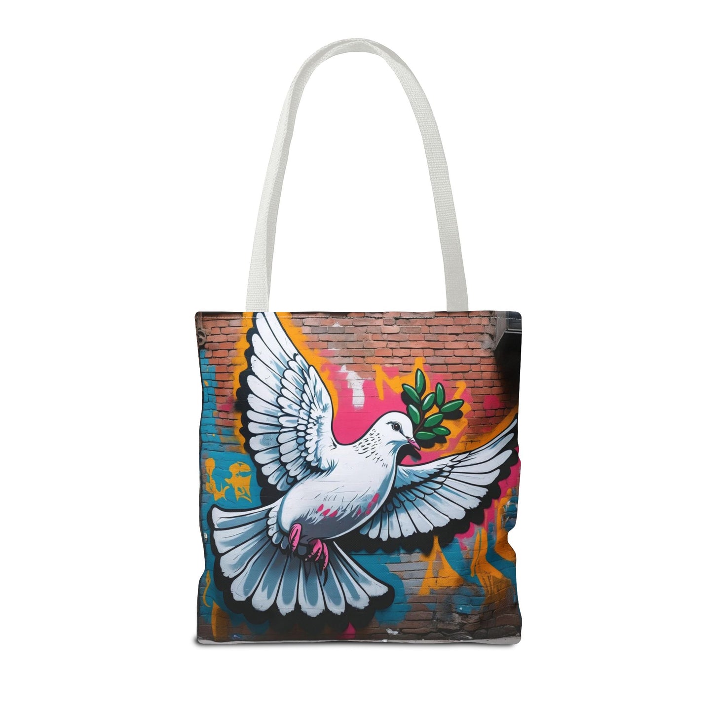 Artistic Surge - Eco-Friendly Canvas Tote Bag - PEACE