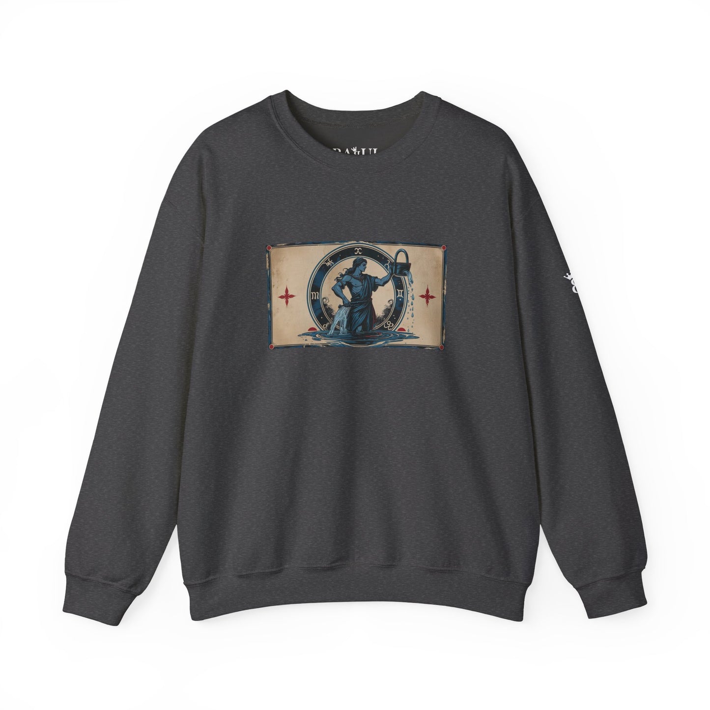 Aquarius - Gothic Zodiac Blue Sweatshirt