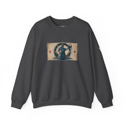 Aquarius - Gothic Zodiac Blue Sweatshirt