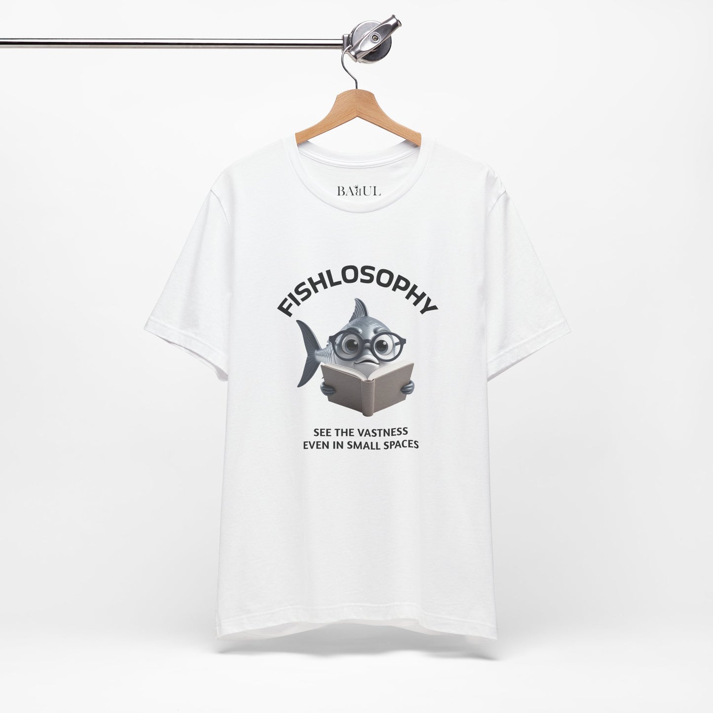 Fishlosophy Unisex Jersey Short Sleeve Tee –  See the vastness even in small spaces