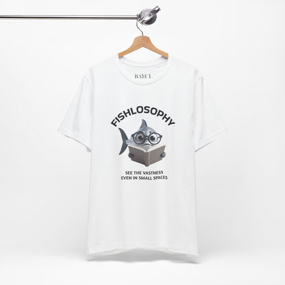 Fishlosophy Unisex Jersey Short Sleeve Tee –  See the vastness even in small spaces