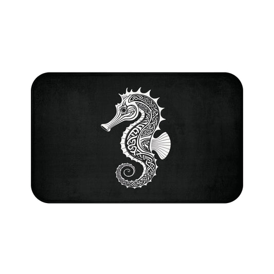 Tribal Bath Mat. Ocean Energy, Tribal Style