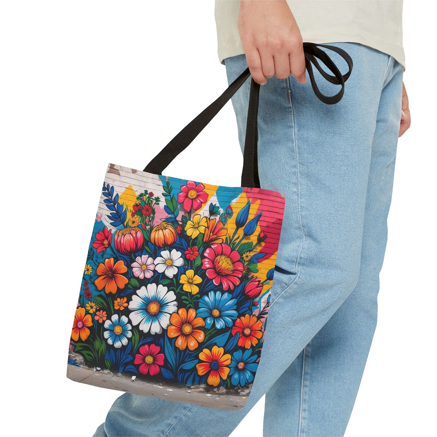 Artistic Surge - Eco-Friendly Canvas Tote Bag - FLOWERS