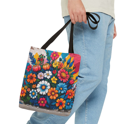 Artistic Surge - Eco-Friendly Canvas Tote Bag - FLOWERS