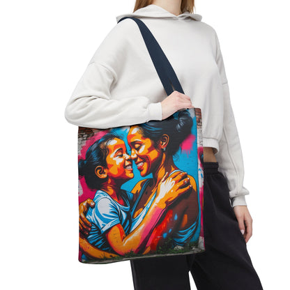 Artistic Surge - Eco-Friendly Canvas Tote Bag - SMILING HUG
