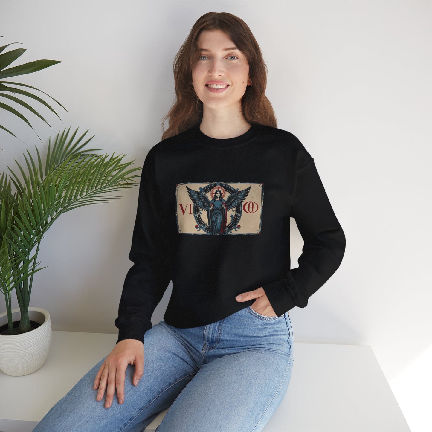 Virgo - Gothic Zodiac Blue Sweatshirt