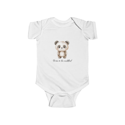Adorable Baby Bodysuit with Panda Design