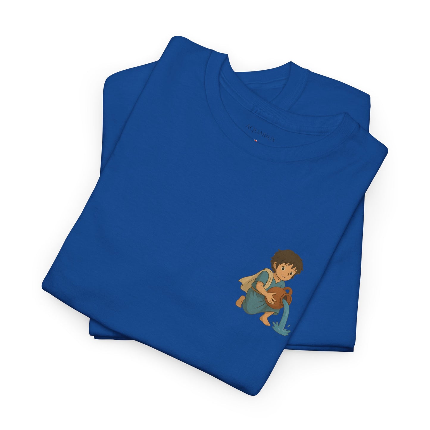 AQUARIUS - Dreamy Zodiac T-Shirts – The Magic of the Stars in Ghibli Style