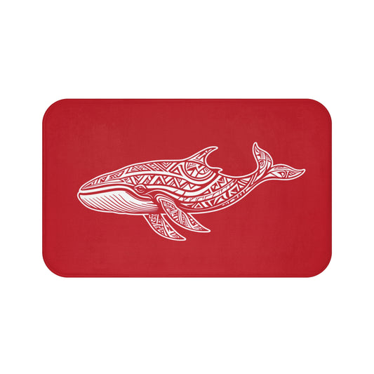 Tribal Bath Mat. Ocean Energy, Tribal Style
