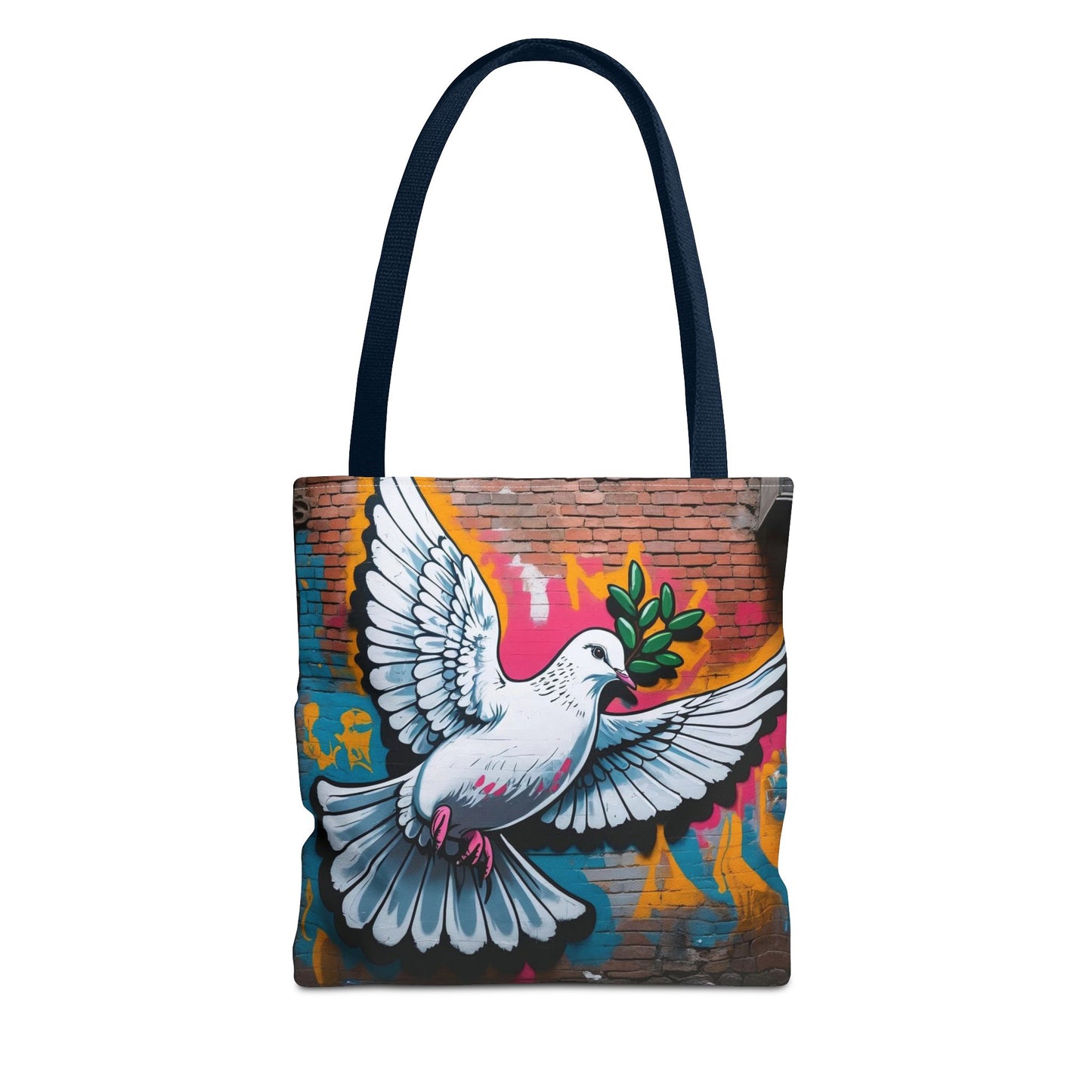 Artistic Surge - Eco-Friendly Canvas Tote Bag - PEACE