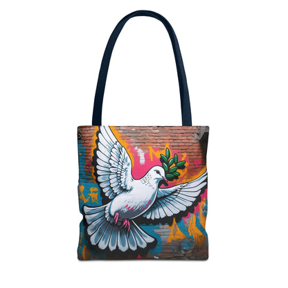 Artistic Surge - Eco-Friendly Canvas Tote Bag - PEACE