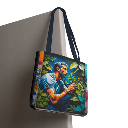 Artistic Surge - Eco-Friendly Canvas Tote Bag - LOVE FOR NATURE