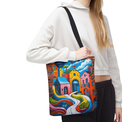 Artistic Surge - Eco-Friendly Canvas Tote Bag - HOUSES