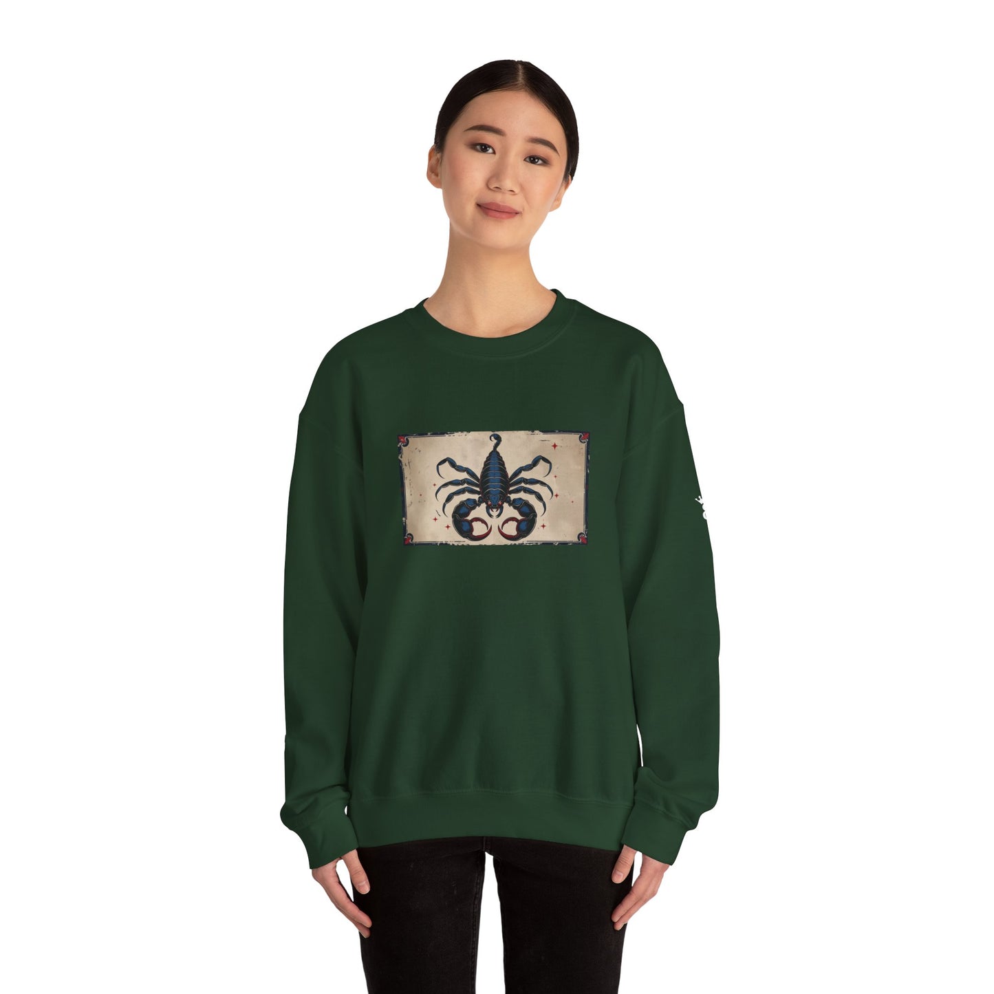 Scorpio - Gothic Zodiac Blue Sweatshirt
