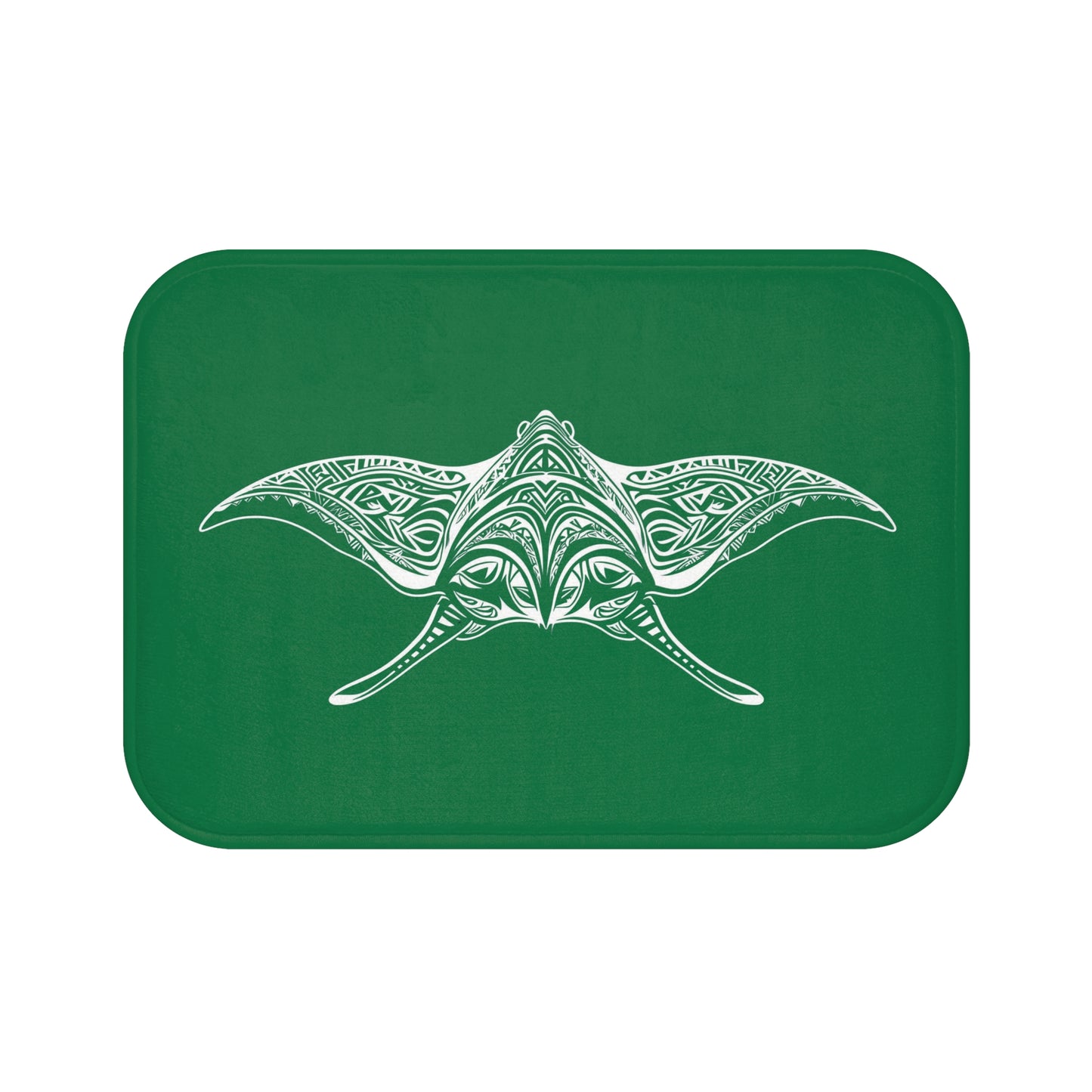Tribal Bath Mat. Ocean Energy, Tribal Style